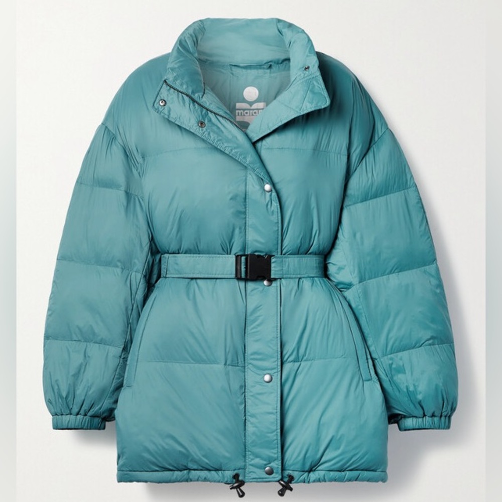 Etoile Isabel Marant Dilys Belted Quilted Shell Jacket